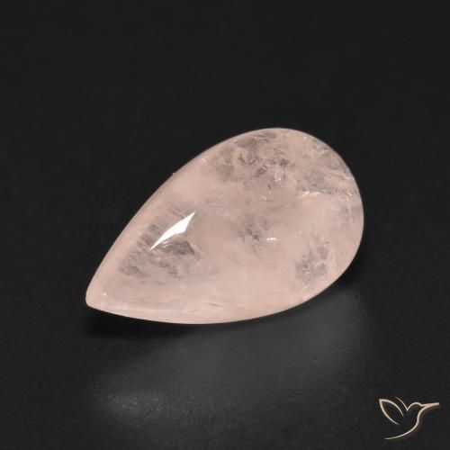 Morganita rosa rosa Natural 3.58ct, Formato de pêra, Transparente