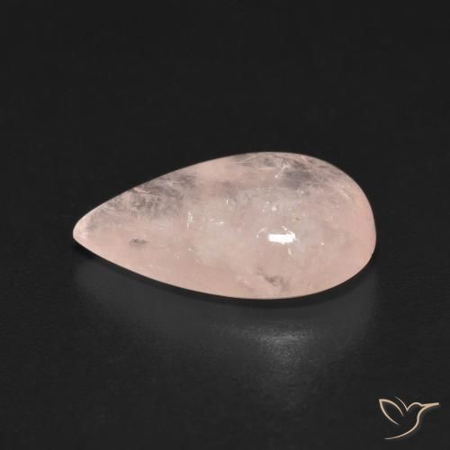 Morganita rosa rosa Natural 3.58ct, Formato de pêra, Transparente