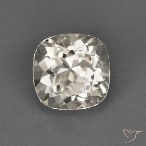 1.01ct Natural Luz amarela Morganita, Almofada, VS