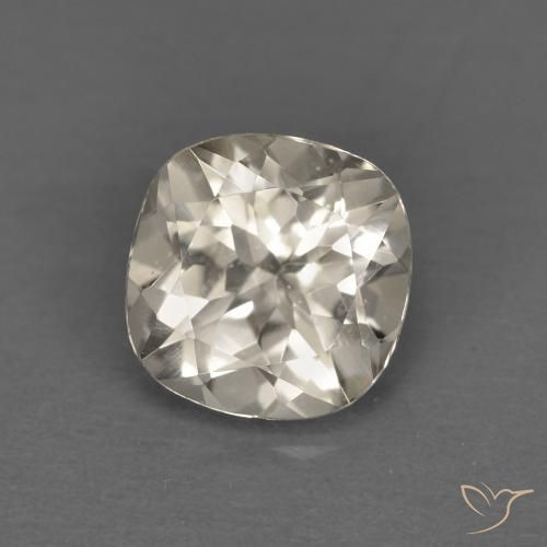 0.81ct Natural Luz amarela Morganita, Almofada, VS