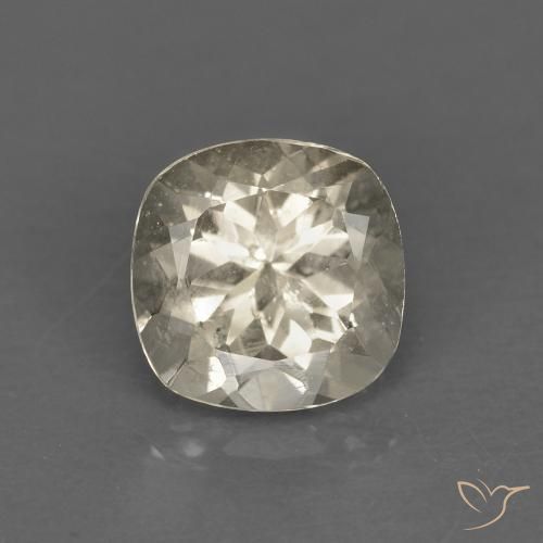 0.82ct Natural Luz amarela Morganita, Almofada, VS