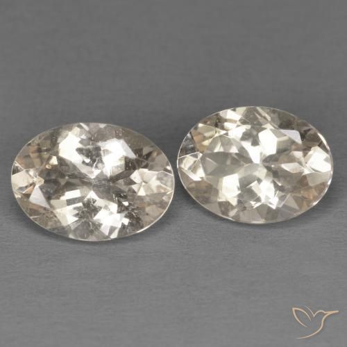 Pedras preciosas de Morganita Dourado claro natural de 2.06 ct, oval, VS