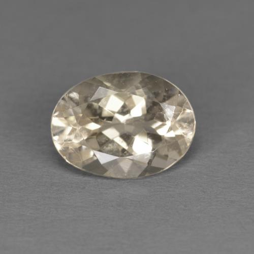 Morganita dourado natural 1,14ct, corte oval, VS