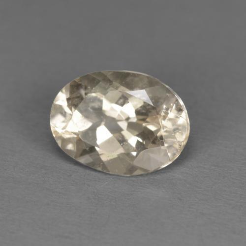 Morganita dourado natural 1,14ct, corte oval, VS