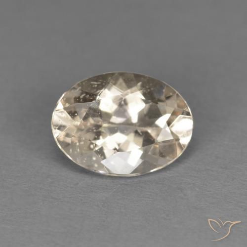 Morganita Dourado claro Natural 1.02ct, oval, VS