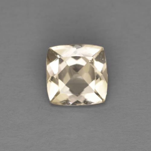 Morganita dourado natural 0,68ct, almofada cortada, VS