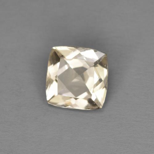 Morganita dourado natural 0,68ct, almofada cortada, VS
