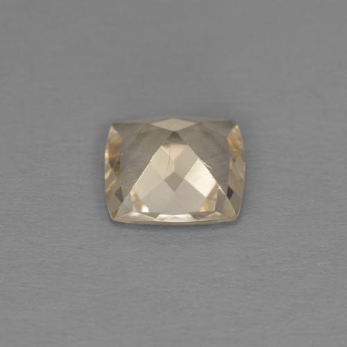 Morganita dourado natural 0,68ct, almofada cortada, VS