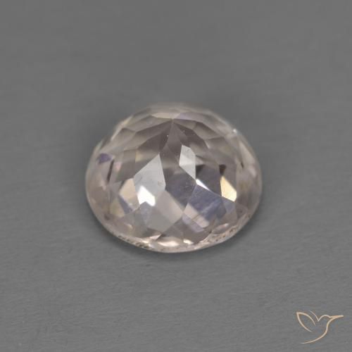 Morganita Rosa bem claro Natural 1.35ct, Redondo, VVS