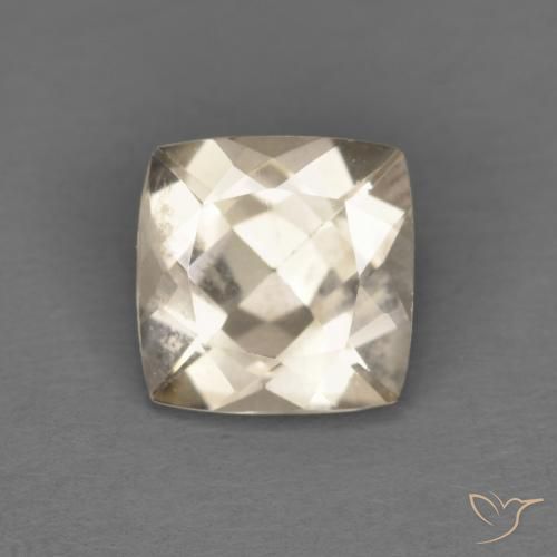 0.88ct Natural Dourado claro Morganita, Almofada, VS