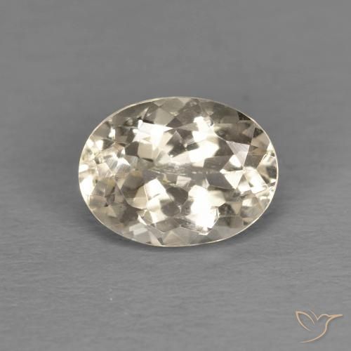 1.26ct Natural Dourado claro Morganita, oval, VS