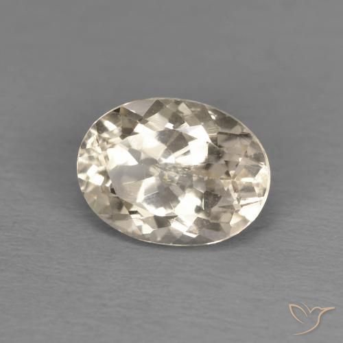 Morganita Dourado claro Natural 1.26ct, oval, VS