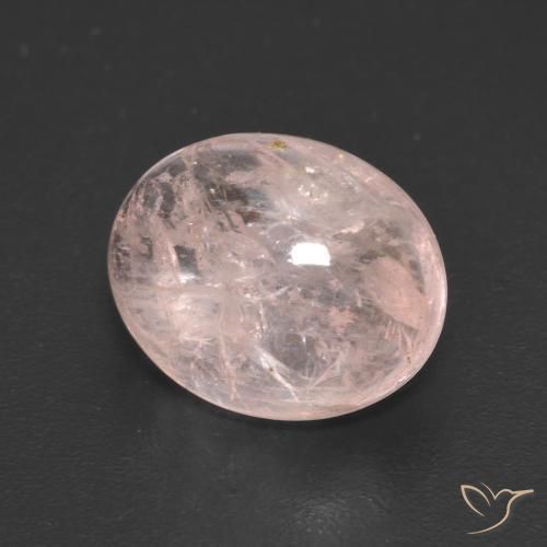 Morganita Rosa coral claro Natural 3.57ct, oval, Translúcido