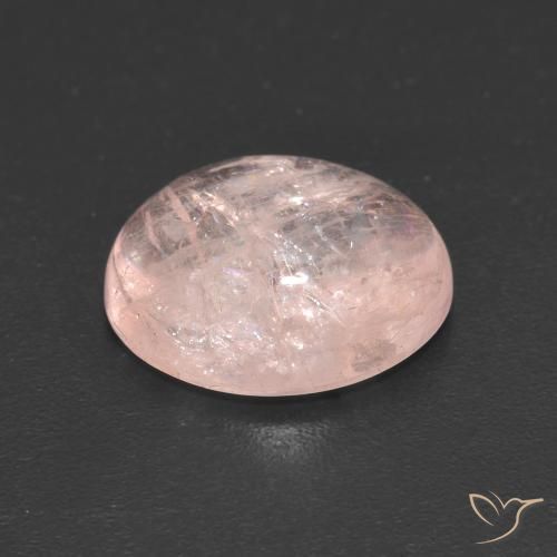 Morganita Rosa coral claro Natural 3.57ct, oval, Translúcido