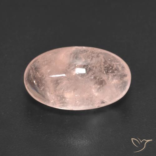 5.55ct Natural vermelho indiano Morganita, oval, Translúcido