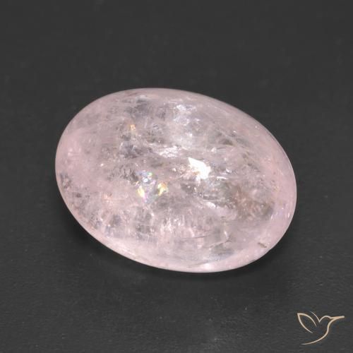 Morganita Luz rosa Natural 7.61ct, oval, Translúcido