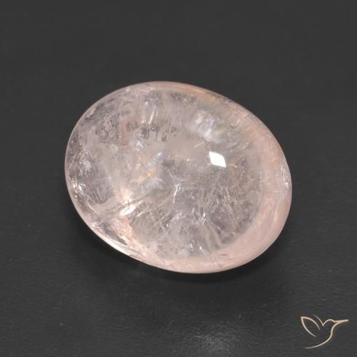 Morganita Rosa coral claro Natural 6.61ct, oval, Translúcido