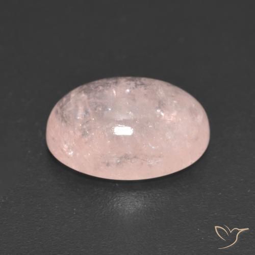 Morganita Coral Rosa Natural 3.97ct, oval, Translúcido