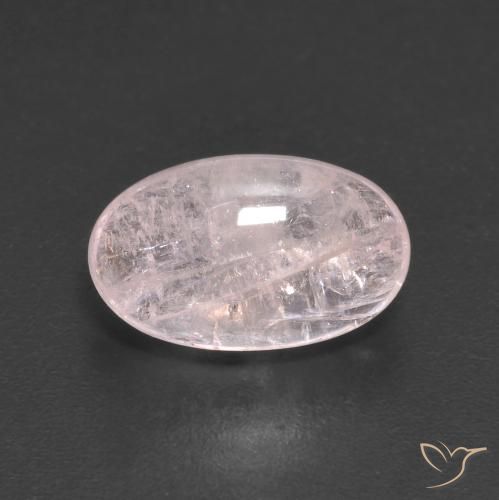 3.16ct Natural Rosa Flamingo Morganita, oval, Transparente