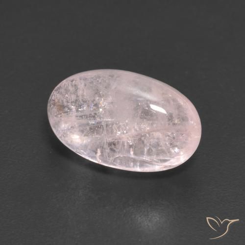 Morganita Rosa Flamingo Natural 3.16ct, oval, Transparente