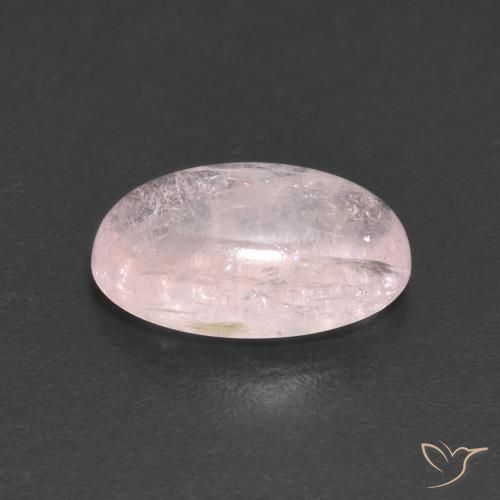 Morganita Rosa Flamingo Natural 3.16ct, oval, Transparente