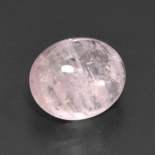 Morganita Rosa Flamingo Natural 3.77ct, Corte Oval, Transparente