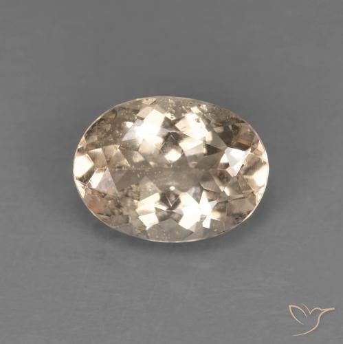 1.10ct Natural Laranja claro Morganita, oval, VS