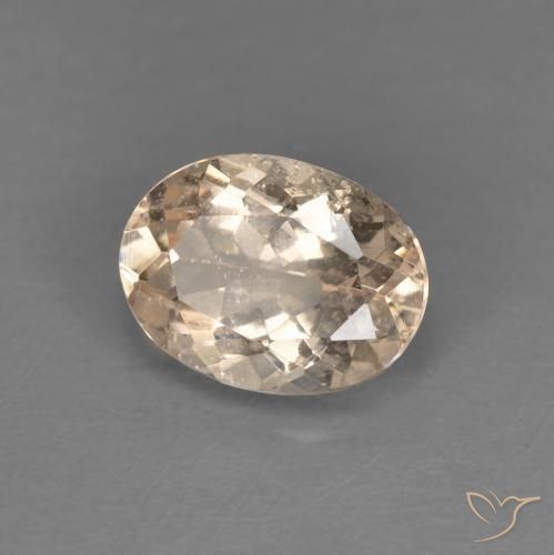 Morganita Laranja claro Natural 1.10ct, oval, VS