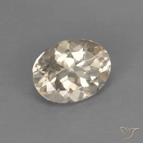 Morganita Dourado claro Natural 1.10ct, oval, VS