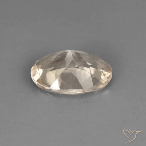 Morganita Dourado claro Natural 0.92ct, oval, VS