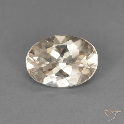 1.07ct Natural Dourado claro Morganita, oval, VVS-VS