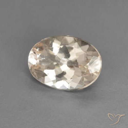 Morganita Dourado claro Natural 1.07ct, oval, VVS-VS