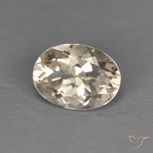 1.24ct Natural Dourado claro Morganita, oval, VS