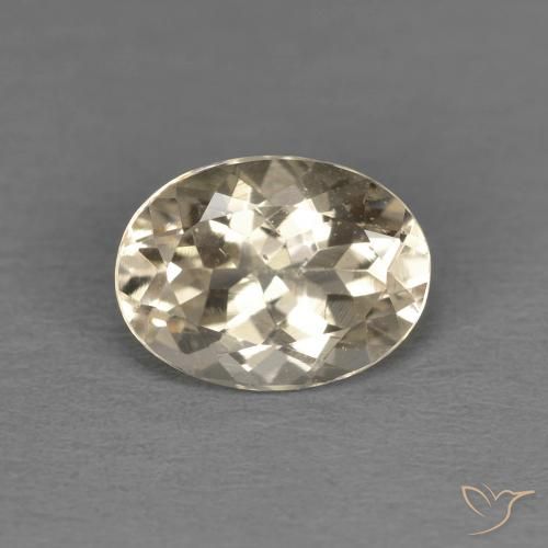 Morganita Dourado claro Natural 1.24ct, oval, VS