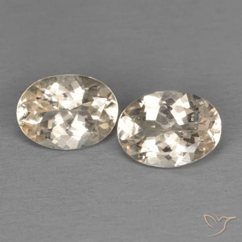 Pedras preciosas de Morganita Laranja claro natural de 2.03 ct, oval, VS