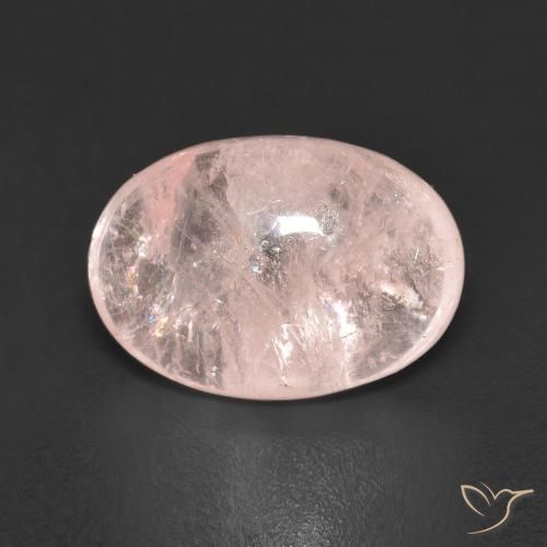 5.56ct Natural Coral Rosa Morganita, oval, Transparente