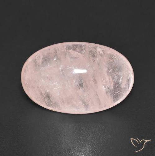 6.70ct Natural Coral Rosa Morganita, oval, Transparente, Photo A