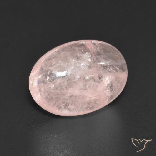 Morganita Coral Rosa Natural 4.13ct, oval, Transparente