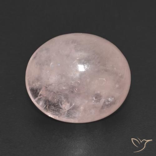 4.90ct Natural Coral Rosa Morganita, oval, Transparente