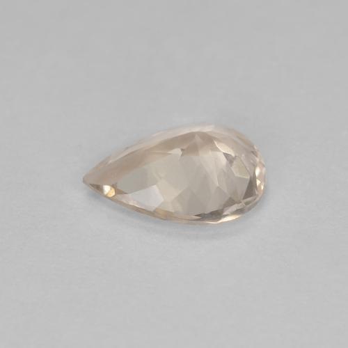 Morganita dourado natural 0,54ct, formato de pêra, VS