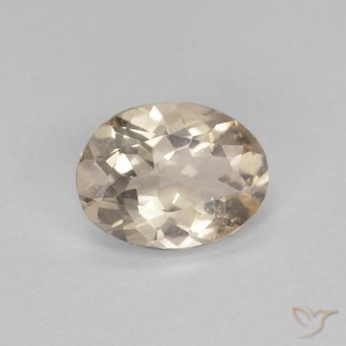 0.79ct Natural Dourado claro Morganita, oval, VS