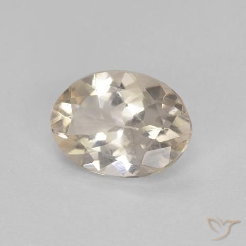Morganita Dourado claro Natural 0.85ct, oval, VS
