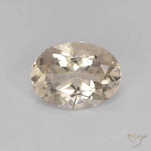 1.02ct Natural Dourado claro Morganita, oval, VS