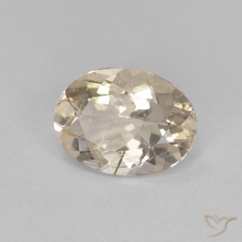 Morganita Dourado claro Natural 1.02ct, oval, VS