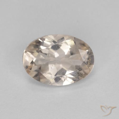 0.92ct Natural Dourado claro Morganita, oval, VS