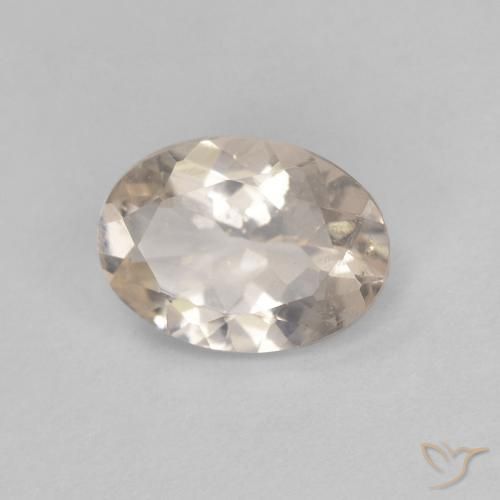 Morganita Dourado claro Natural 0.92ct, oval, VS
