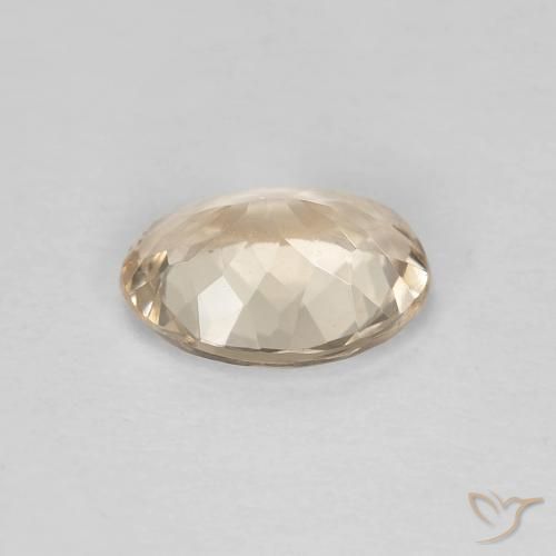 Morganita Dourado claro Natural 1.00ct, oval, VVS-VS