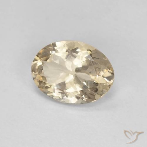 Morganita Dourado claro Natural 0.89ct, oval, VVS