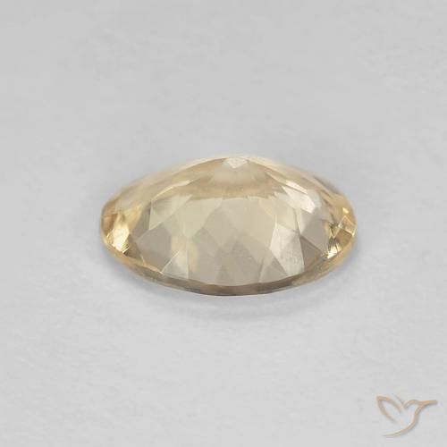 Morganita Dourado claro Natural 0.89ct, oval, VVS