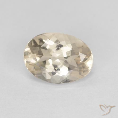 Morganita Dourado claro Natural 0.99ct, oval, VVS-VS